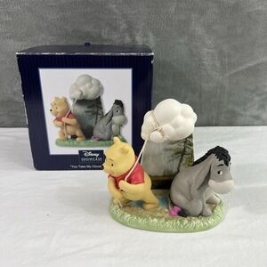 Disney Showcase Winnie the Pooh & Eeyore You Take The Clouds Away Figurine